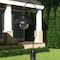 Vaxcel Harwich 1L Black Coastal Outdoor Dome Barn Post Light Clear Glass OP21505TB - alternate 2